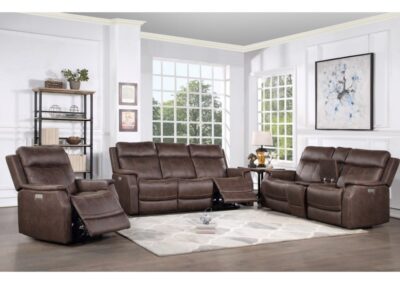 Wide view of the hall with furniture
